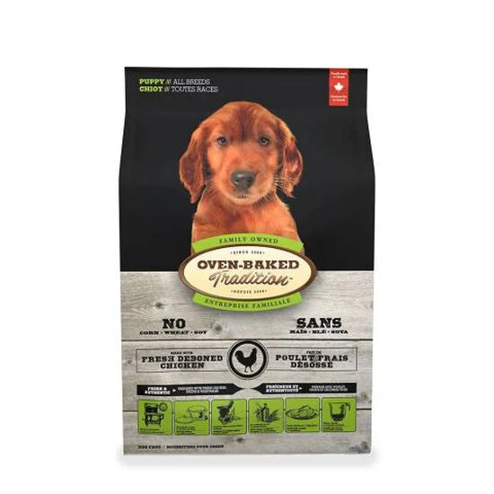 Nourriture pour chiot au poulet frais désossé 5 lb - Oven Baked Tradition