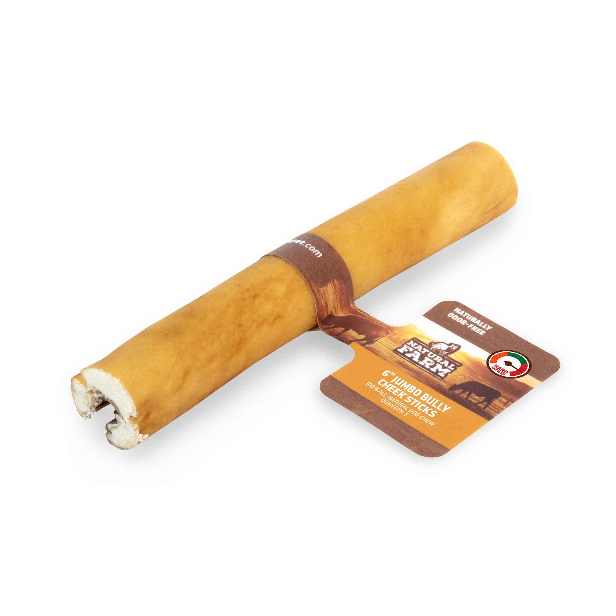 Bâton de joue de boeuf jumbo 6'' - Natural Farm