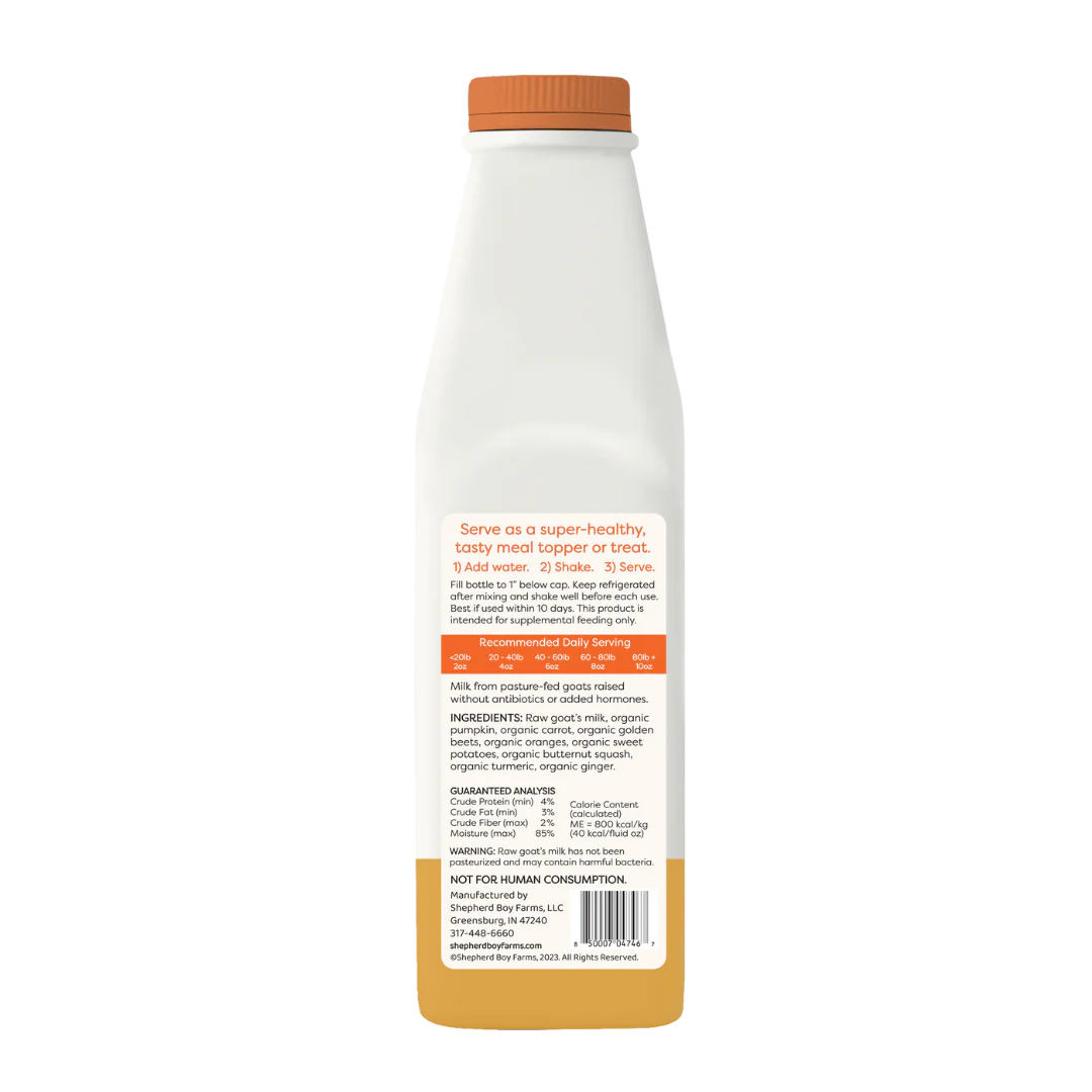 Lait de chèvre lyophilisé mélange doré