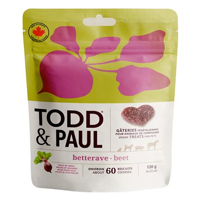Biscuits à la betterave - Todd & Paul