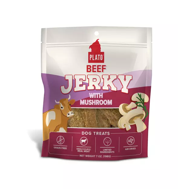 Jerky au boeuf et champignons - Plato