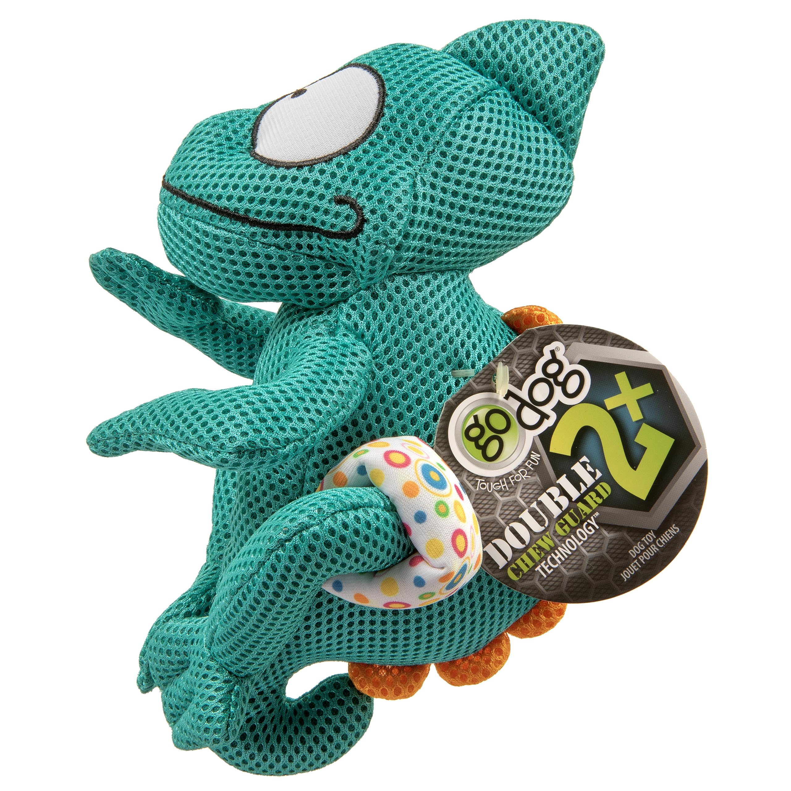 Peluche Cameleon Double Chew Guard - GoDog