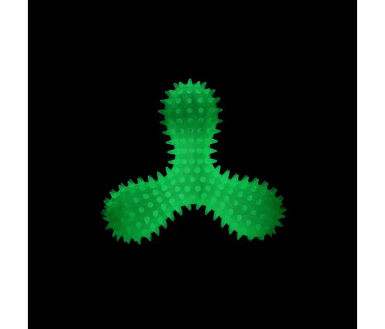 Triskel à pointes en caoutchouc phosphorescent - Bud'z