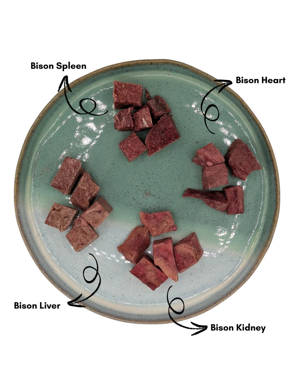 Organes de bison lyophilisés - Sender Summit Snacks