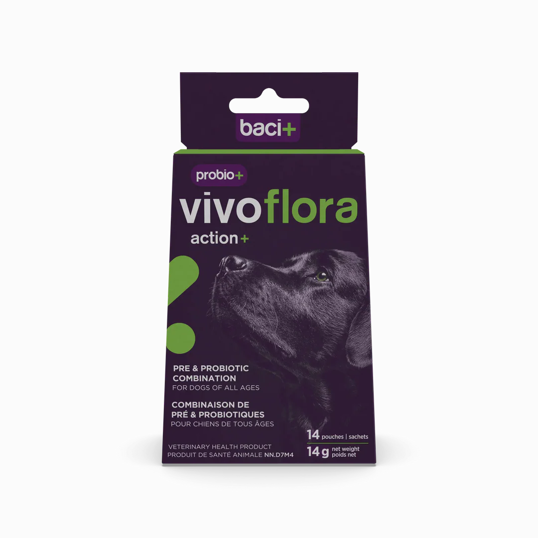 Probio+ pré et probiotiques pour chiens Vivoflora - Baci +