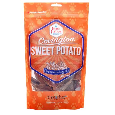 Patates douces au bleuets et persil - Snack Station