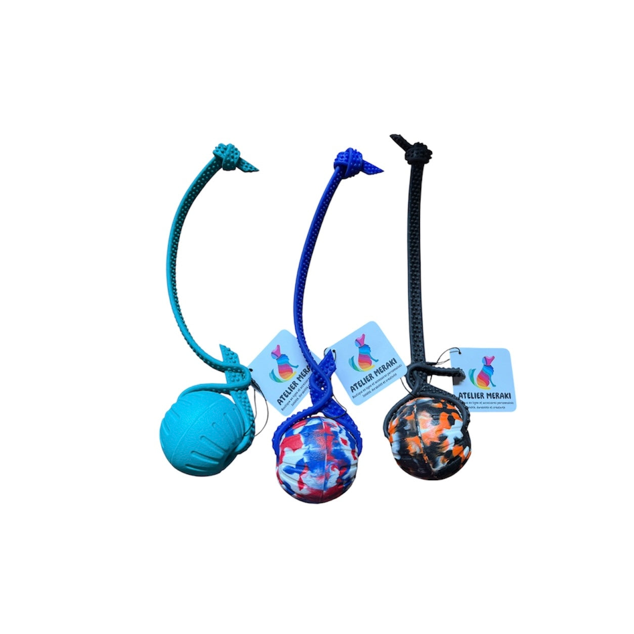 Tug en biothane grip - Meraki