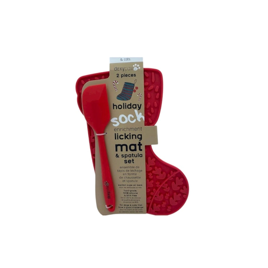 Tapis de léchage bas de Noël - Dexy Paws