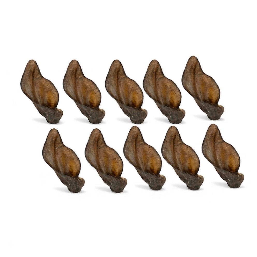 Paquet économique - Oreille de boeuf géante avec fourrure (10) - Vrac pour chien
