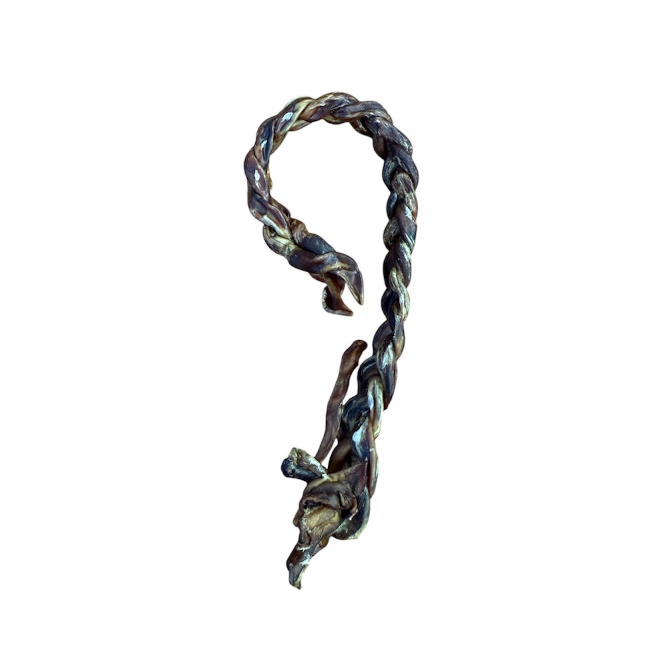 Canne tressé de pizzle de porc - Vrac pour chien