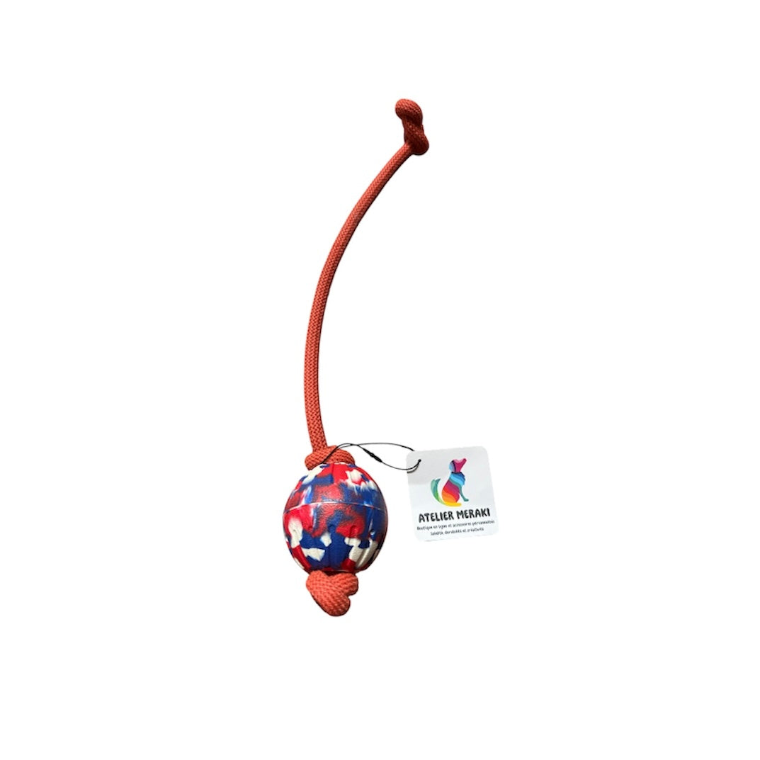 Tug avec balle en corde recyclée - Meraki