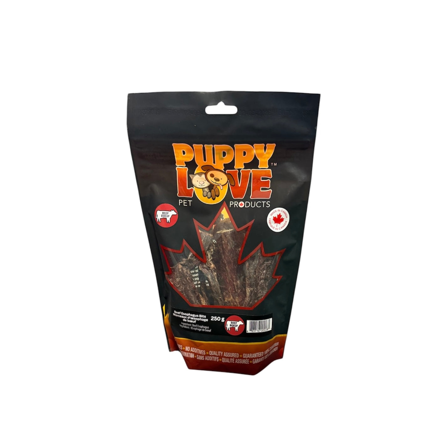 Morceaux d'oesophage de boeuf - Puppy Love