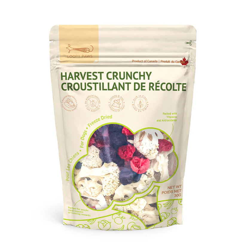 Chou-fleur, bleuets et framboises lyophilisés - Loopy Paws