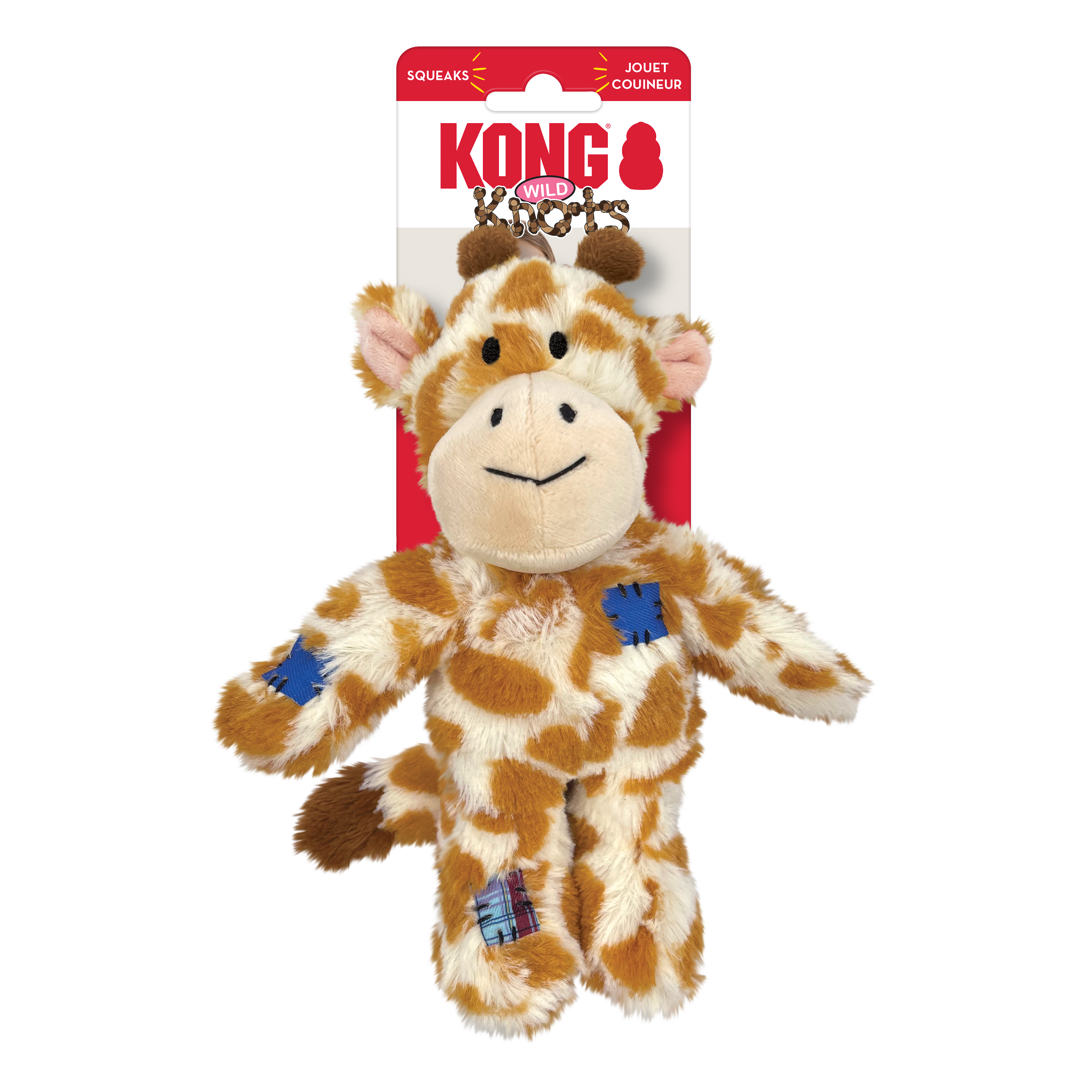 Peluche giraffe avec tug interne