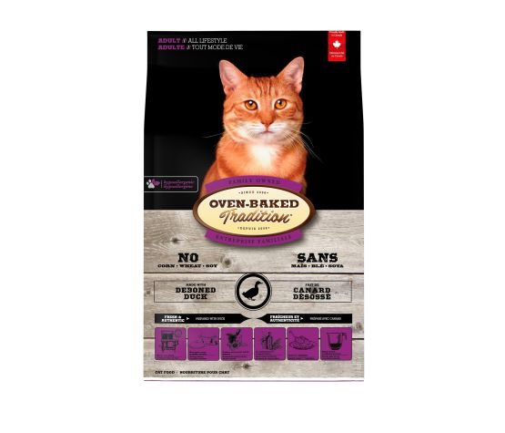 Nourriture pour chat au canard 4,5 lb - Oven-Baked Tradition