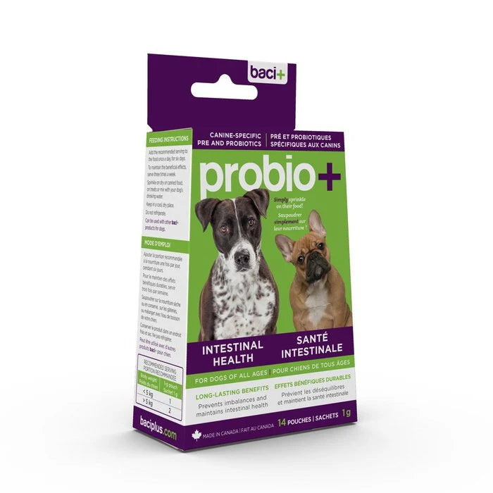 Probio+ pré et probiotiques pour chiens - Baci +