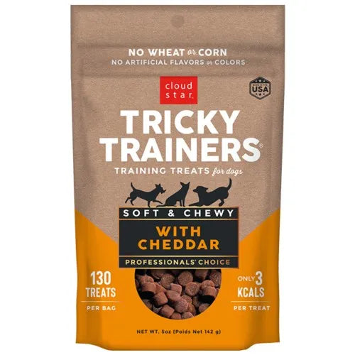 Gâteries d'entraînement tendres au cheddar - Tricky Trainers