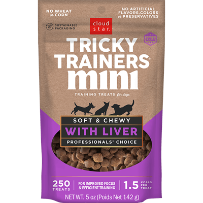 Gâteries d'entraînement tendres au foie - Tricky Trainers Puppy