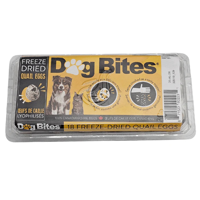 Oeufs de caille lyophilisée(18) - Dog Bites