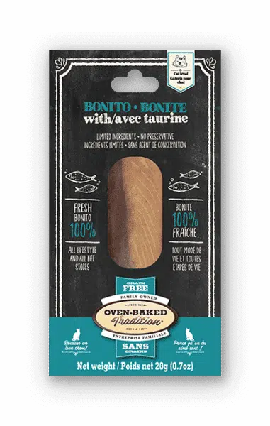 Filet de bonite avec taurine pour chat - Oven Baked Tradition