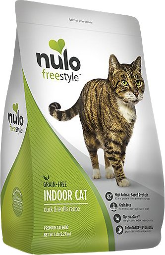 Nourriture pour chats au canard et lentilles 12 lbs - Nulo