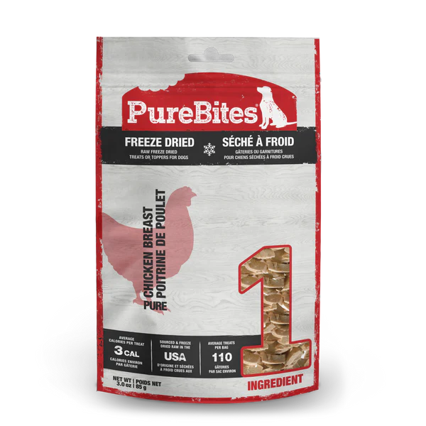Poitrine de poulet séchée à froid - Purebites