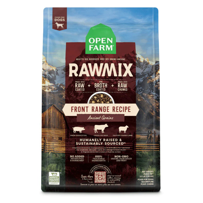 Nourriture Open Farm Rawmix - Gibier en liberté anciens grains 20 lbs