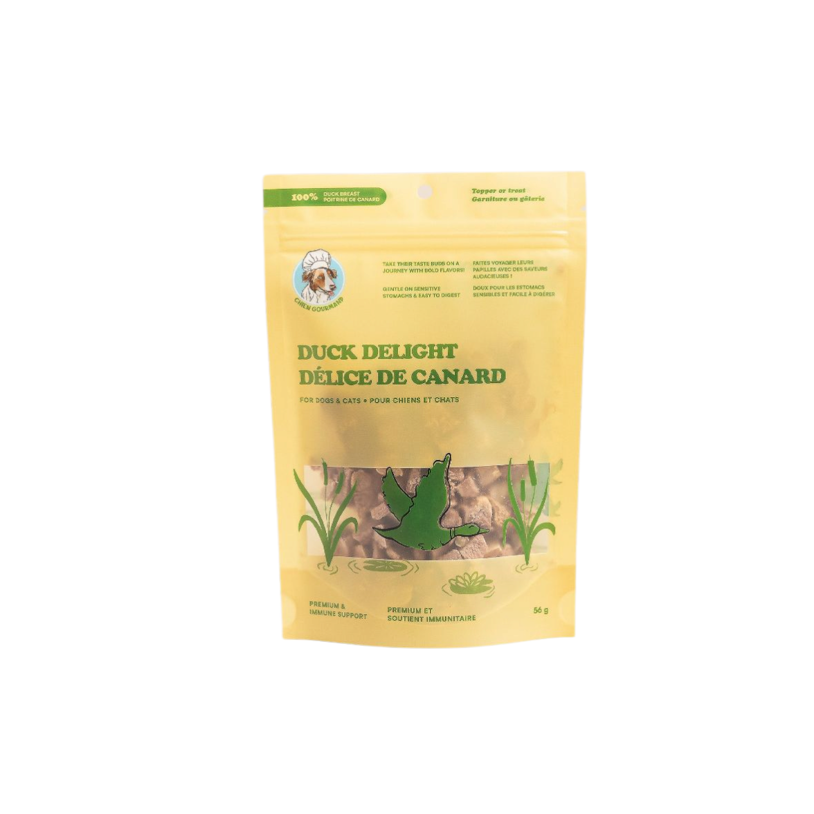 Poitrine de canard lyophilisée - Chien Gourmand