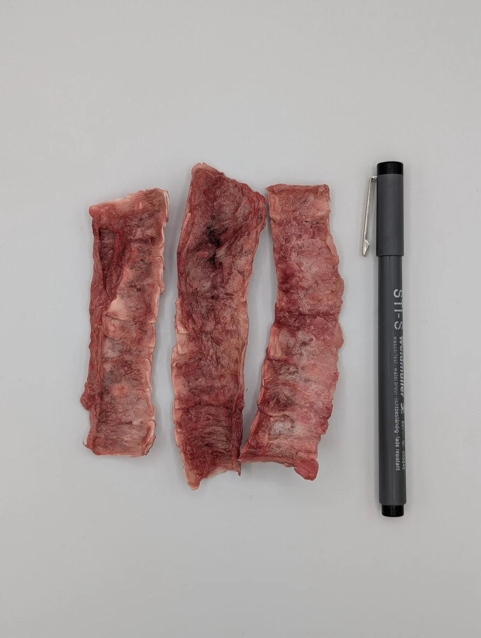 Lanières de trachée de bison lyophilisée - Sender Summit Snacks