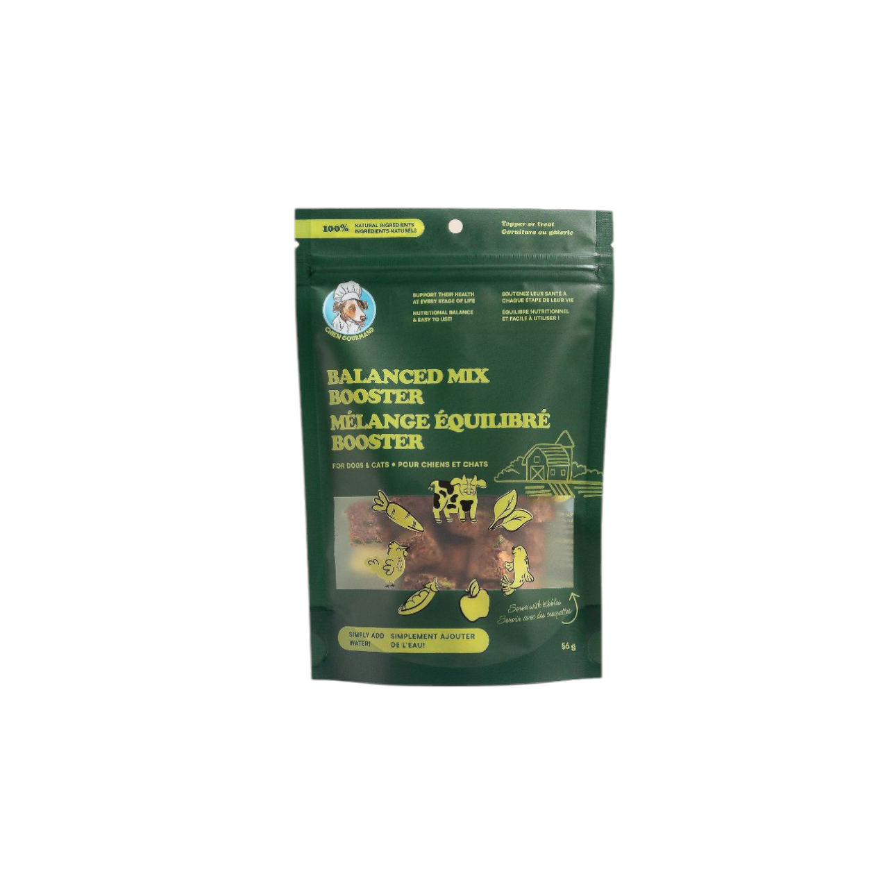 Booster équilibré lyophilisé - Chien Gourmand