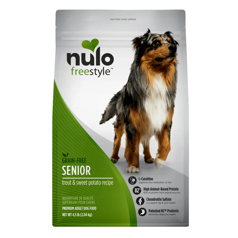 Nulo Freestyle chien senior - Truite et patates douces 4.5 lbs