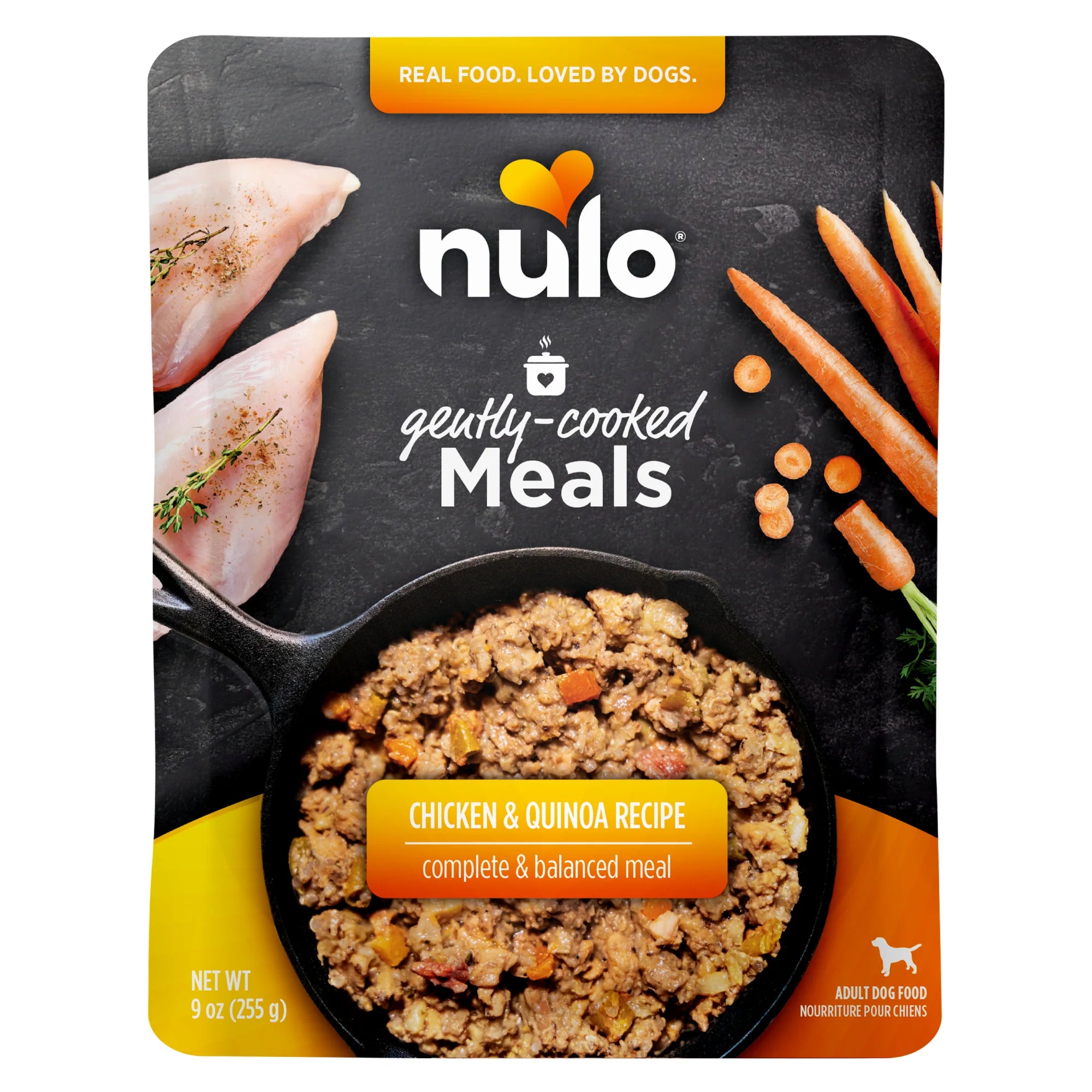 Repas doucement cuit au poulet et quinoa 9 oz - Nulo