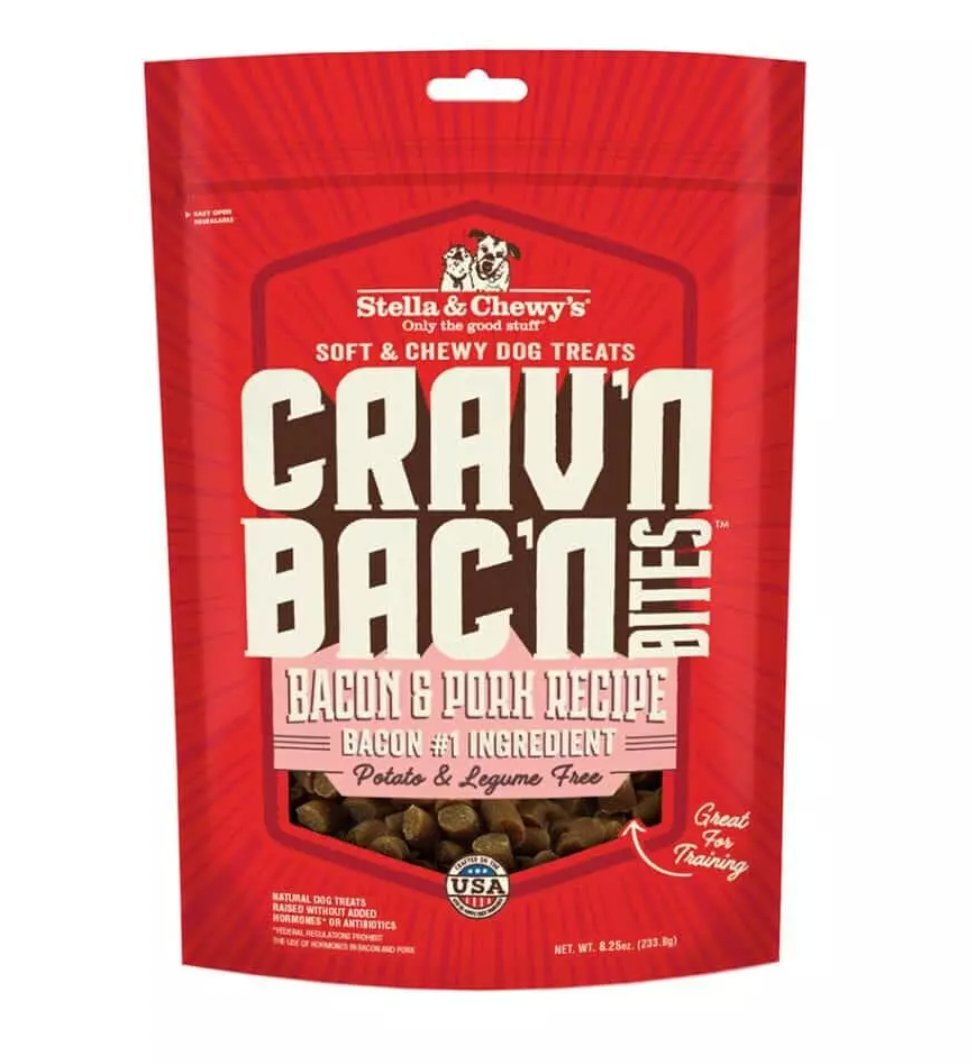 Gâteries pour chiens Crav'n Bac'n - Stella & Chewy