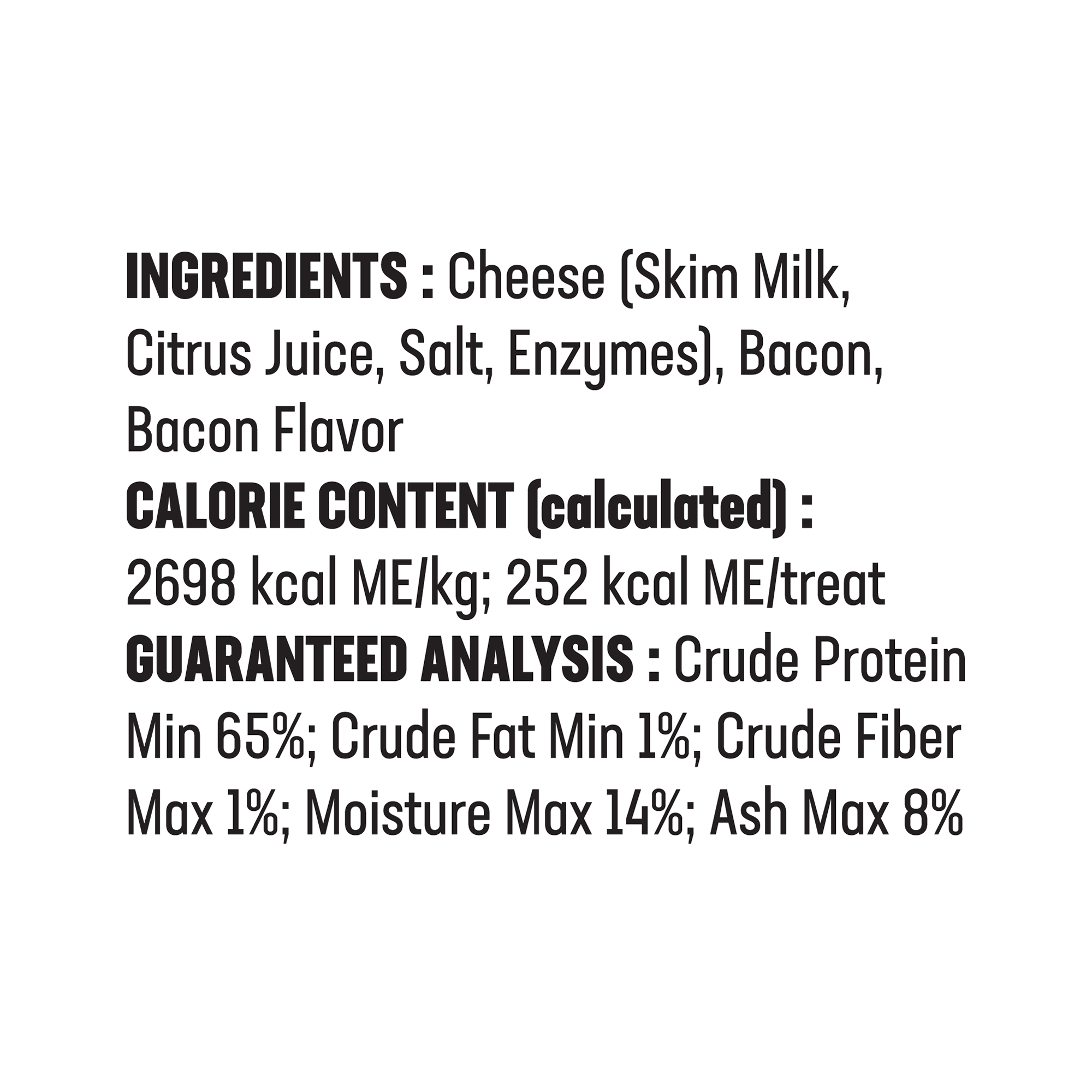 Fromage de yak au bacon