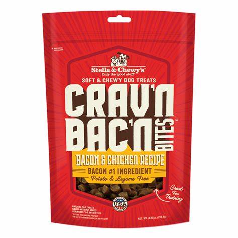Gâteries pour chiens Crav'n Bac'n - Stella & Chewy