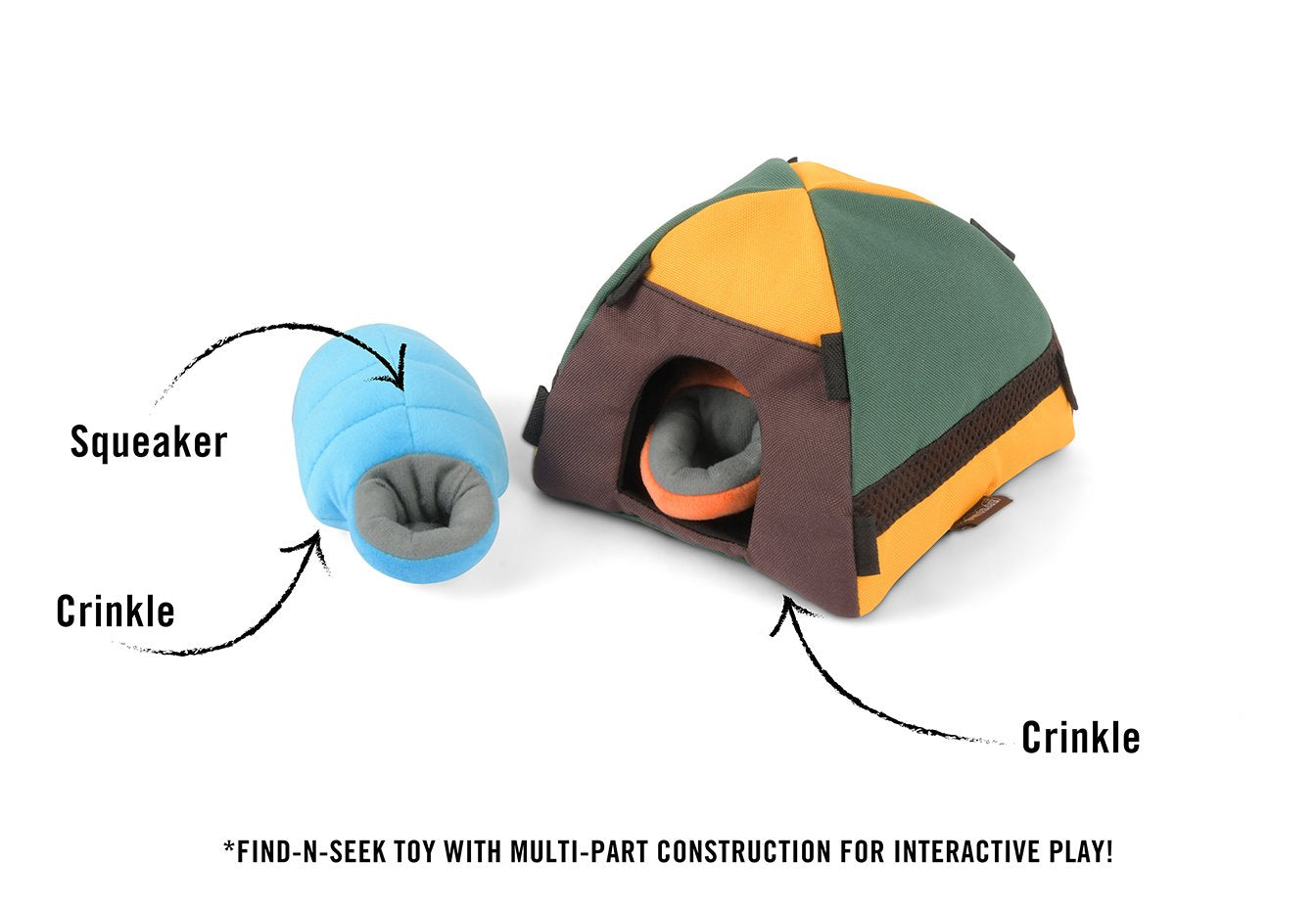 Peluche interactive - Tente