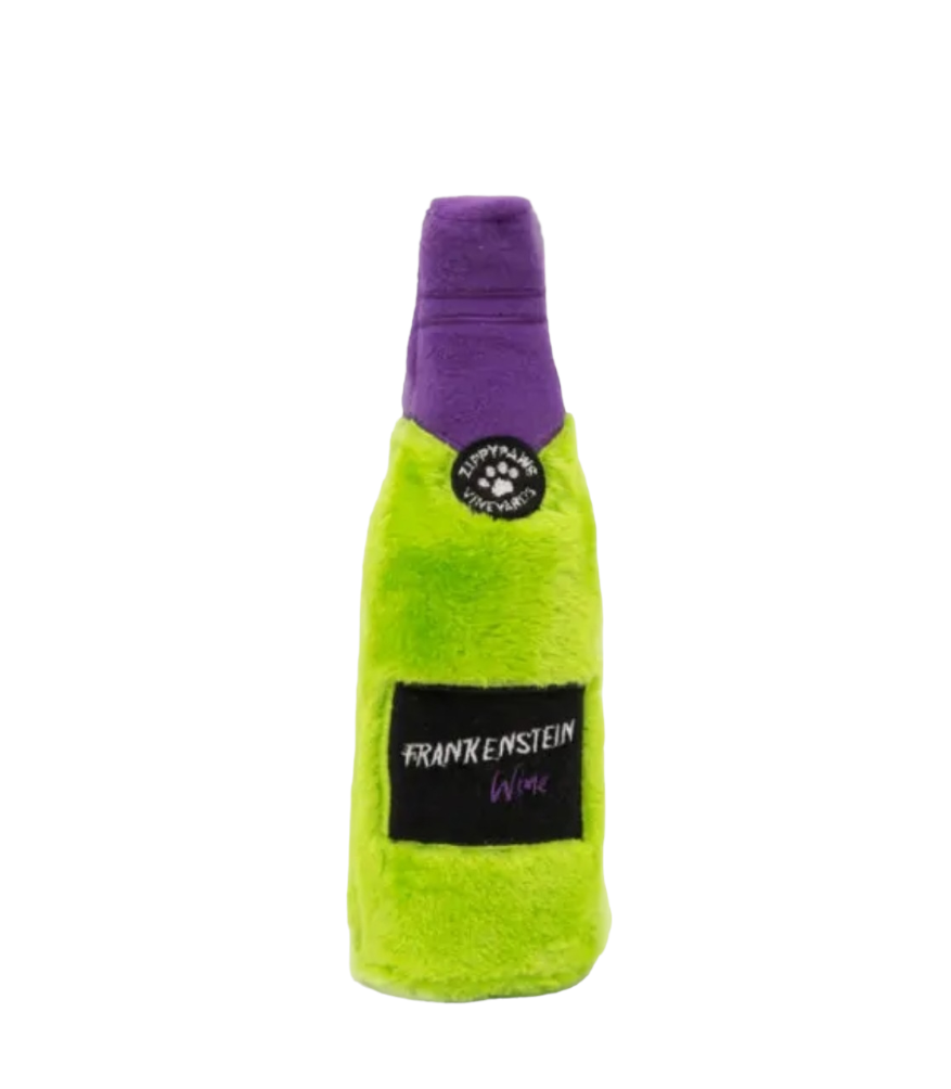 Peluche bouteille Vin de Frankenstein - Zippy Paws