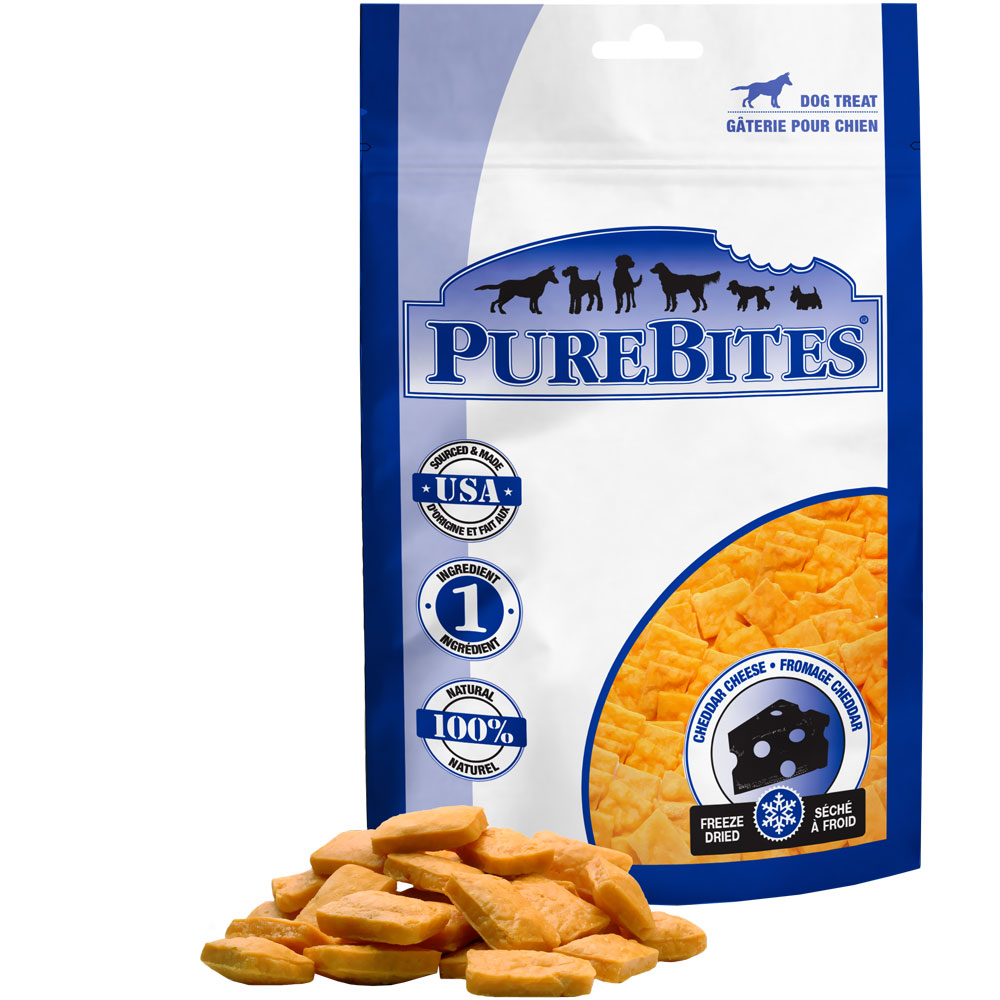 Gâteries au cheddar lyophilisé - Purebites