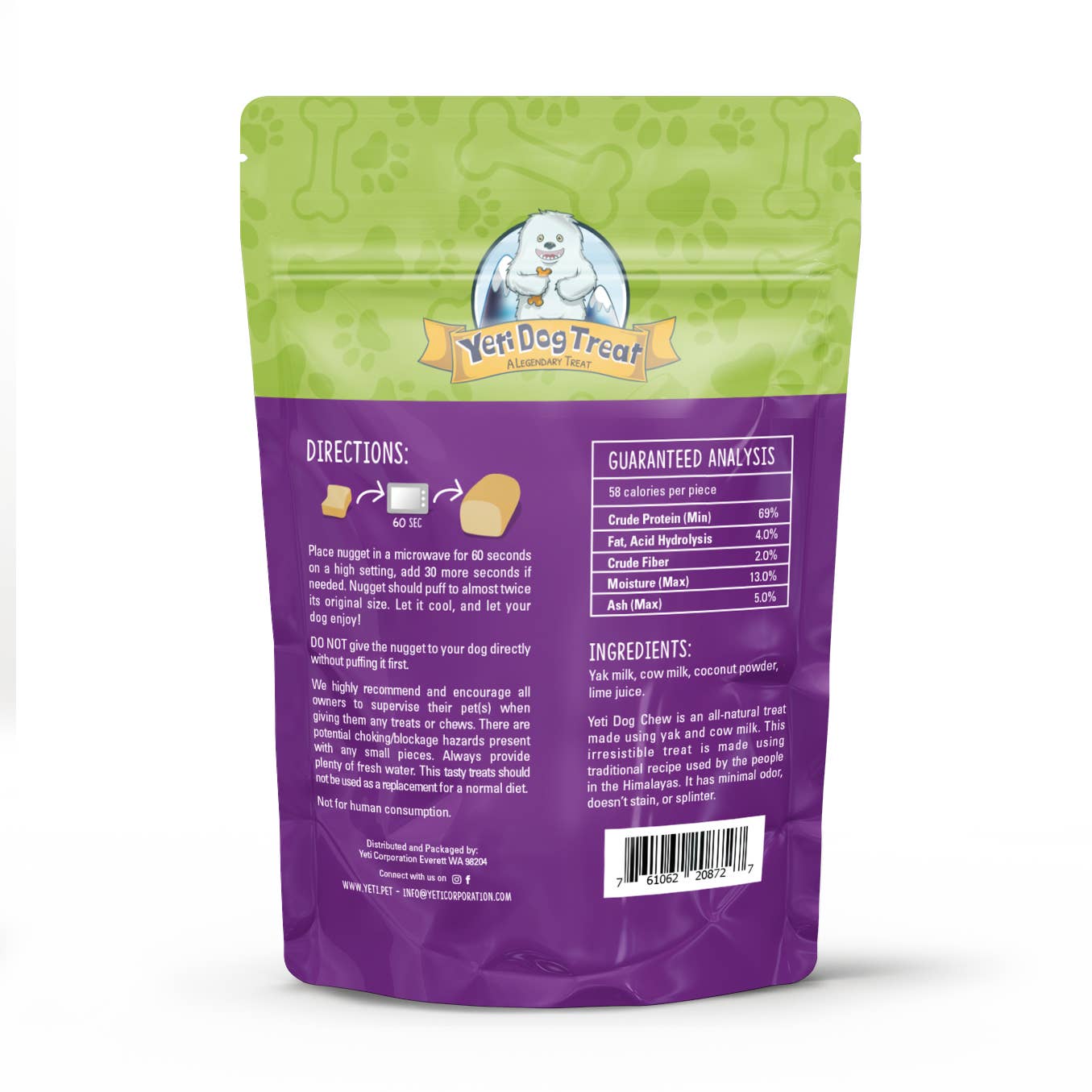 Pépites de Yak à la noix de coco