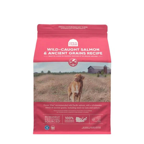 Nourriture Open Farm - Saumon anciens grains 4 lbs