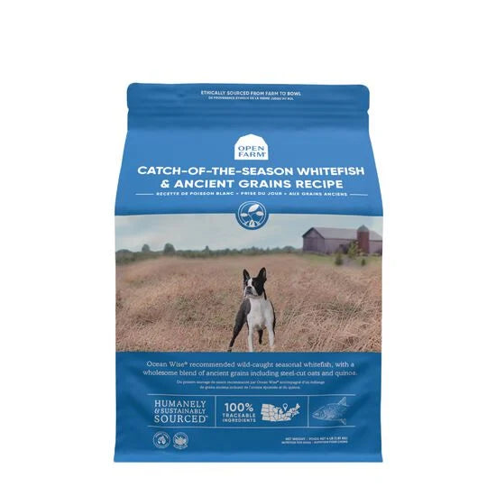 Nourriture Open Farm - Poisson blanc ancient grains 22 lbs