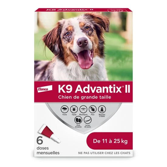 K9 Advantix protection contre les puces et les tiques -11-25 kg (6)