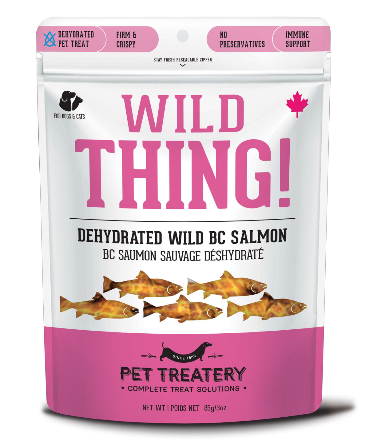 Saumon sauvage déshydraté - Pet Treatery