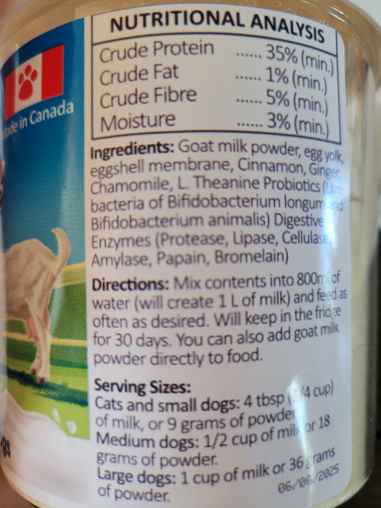 Supplément de lait de chèvre - Yappetizers