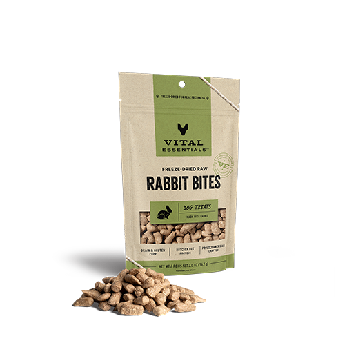 Bouchées de lapin lyophilisées - Vital Essentials