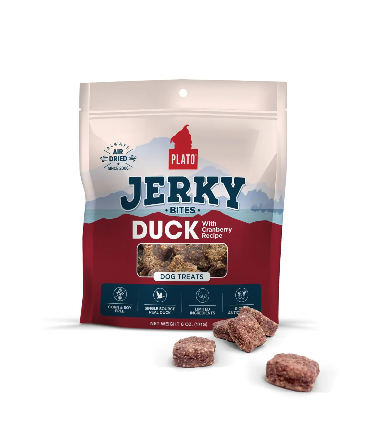 Bouchées de jerky au canard et canneberges - Plato