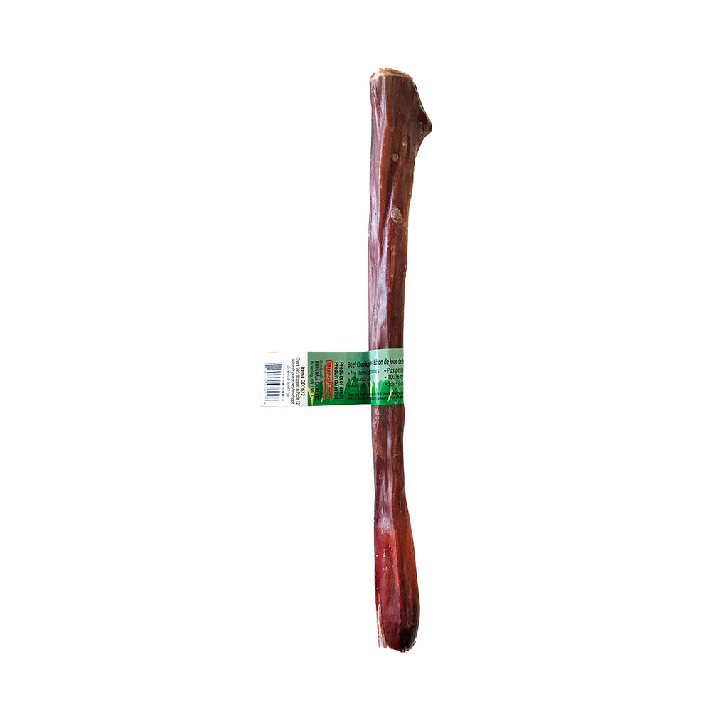 Bâton de joue de boeuf enrobé de pizzle - Bullsters