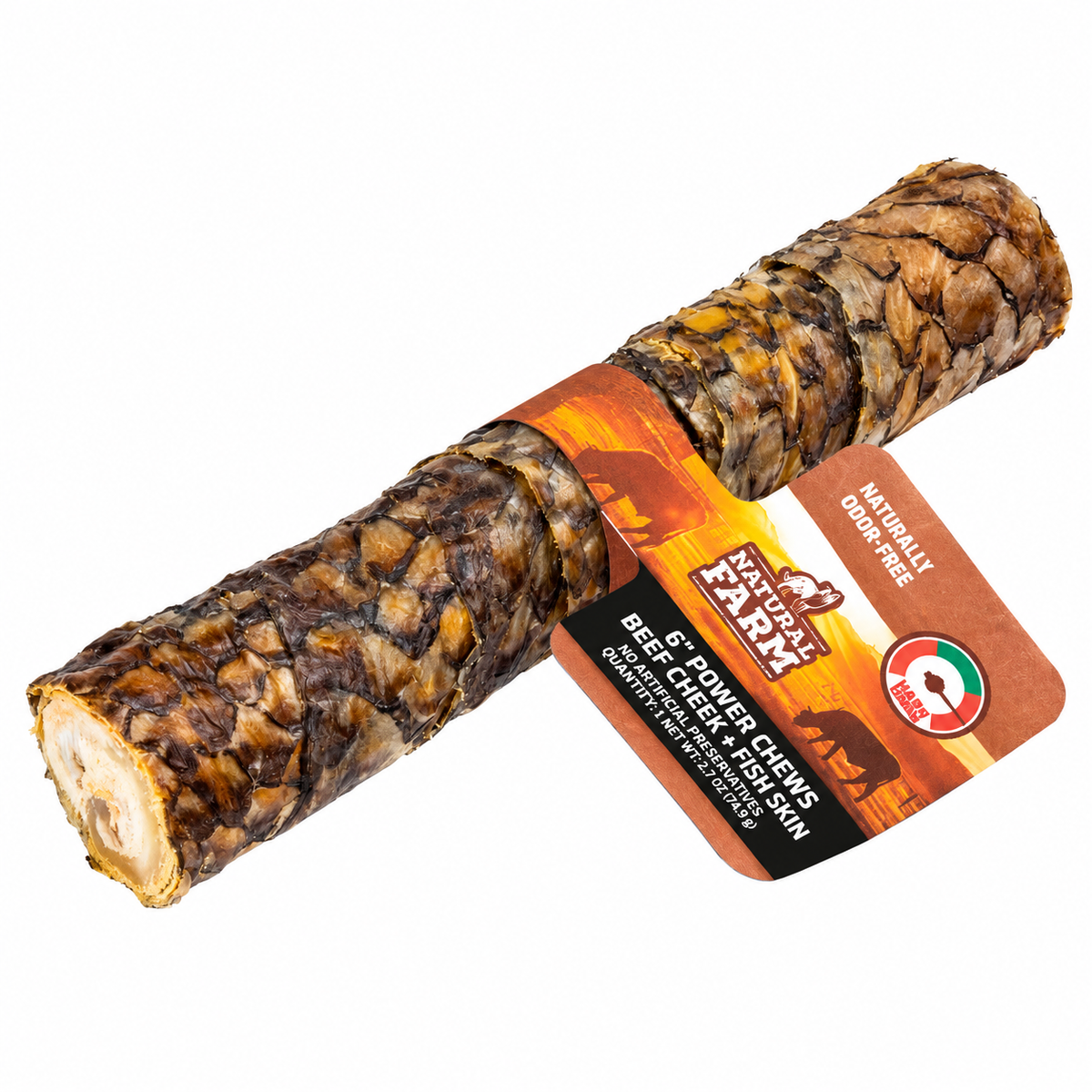 Bâton de joue de boeuf enrobé de tilapia 6" - Natural Farm