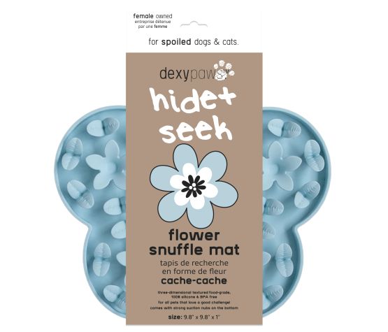 Tapis de fouille en silicone fleur - Dexy Paws