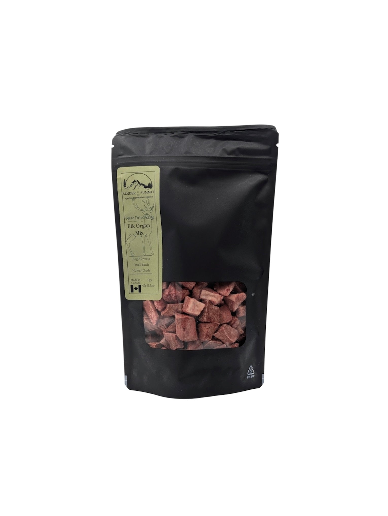 Abats de wapiti lyophilisés - Sender Summit Snacks